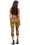 Yellow Mandala Hindu Women Capris