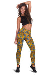 Yellow Mandala Hindu Women Leggings