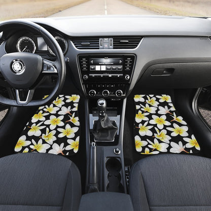 Plumeria Floral Hawaiian Flowers Hawaii Front Car Floor Mats