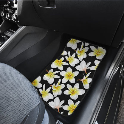 Plumeria Floral Hawaiian Flowers Hawaii Front Car Floor Mats