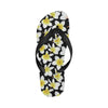 Yellow Plumeria Hawaiian Flowers Flip Flops-JorJune