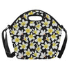 Yellow Plumeria Hawaiian Flowers Neoprene Lunch Bag-JorJune