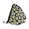 Yellow Plumeria Hawaiian Flowers Neoprene Lunch Bag-JorJune