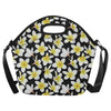 Yellow Plumeria Hawaiian Flowers Neoprene Lunch Bag-JorJune