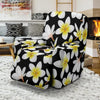 Yellow Plumeria Hawaiian Flowers Recliner Slipcover-JORJUNE.COM