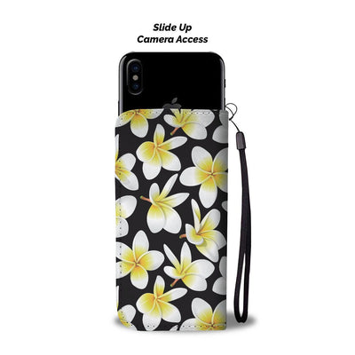 Plumeria Hawaiian Flowers Wallet Phone Case