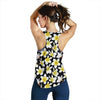 Yellow Plumeria Hawaiian Flowers Women Racerback Tank Top