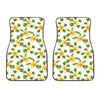 Yellow Plumeria Pattern Print Design PM012 Car Floor Mats-JORJUNE.COM