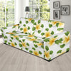 Yellow Plumeria Pattern Print Design PM012 Sofa Slipcover-JORJUNE.COM