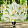 Yellow Plumeria Pattern Print Design PM024 Hooded Blanket-JORJUNE.COM