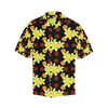 Yellow Plumeria Pattern Print Design PM04 Men Hawaiian Shirt-JorJune