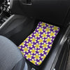 Yellow Plumeria Pattern Print Design PM05 Car Floor Mats-JORJUNE.COM