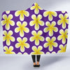 Yellow Plumeria Pattern Print Design PM05 Hooded Blanket-JORJUNE.COM