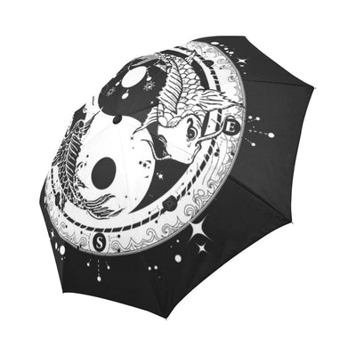 Yin Yang Koi Fish Automatic Foldable Umbrella