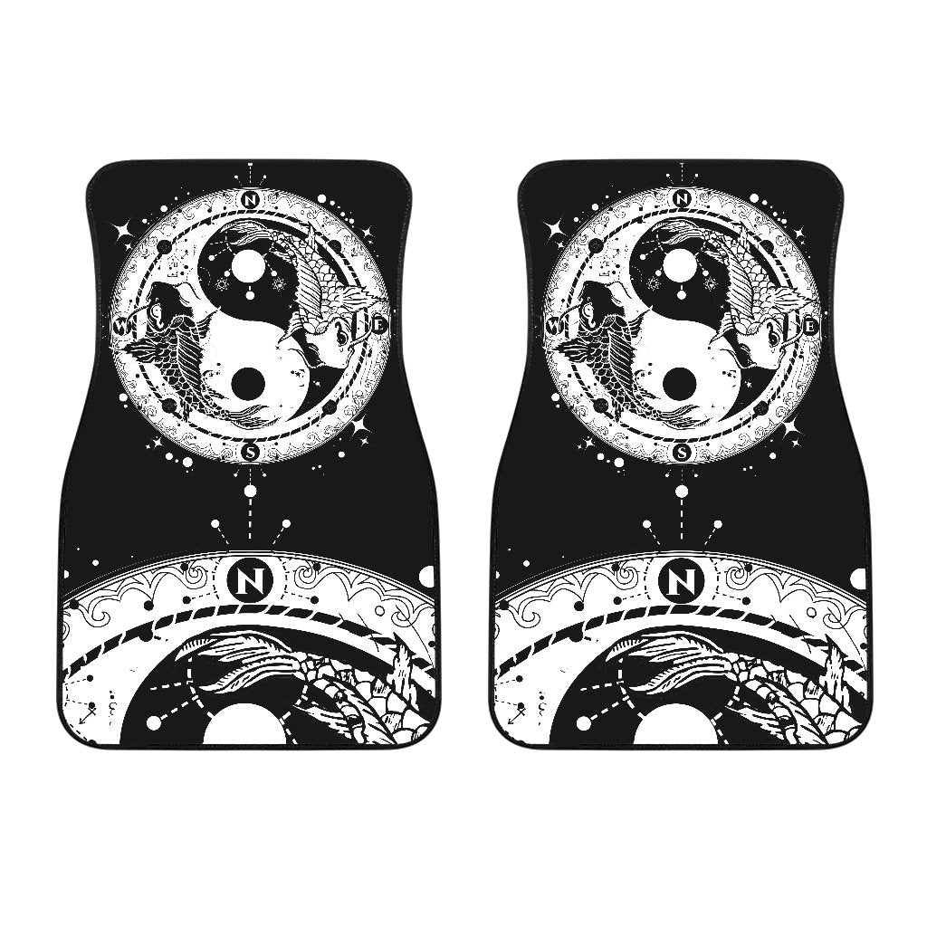 Yin Yang Koi Fish Car Floor Mats