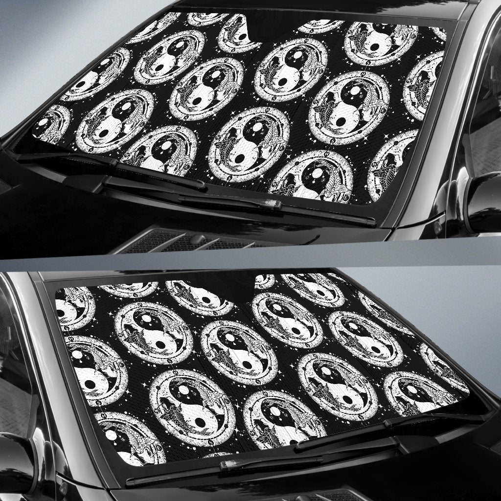 Yin Yang Koi Fish Car Sun Shade-JorJune