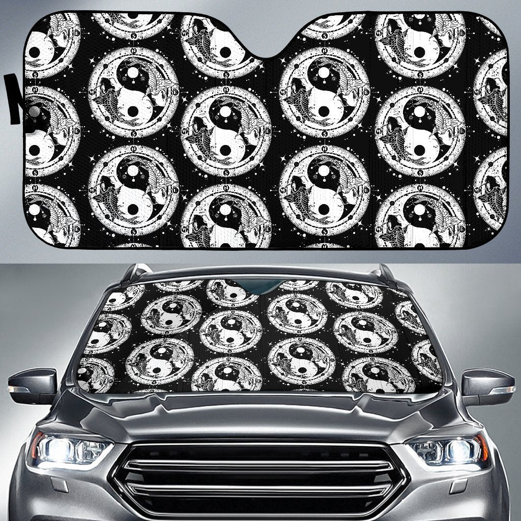 Yin Yang Koi Fish Car Sun Shade-JorJune