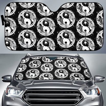 Yin Yang Koi Fish Car Sun Shade-JorJune