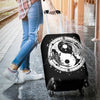 Yin Yang Koi Fish Luggage Cover Protector