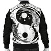 Yin Yang Koi Fish Men Casual Bomber Jacket