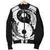 Yin Yang Koi Fish Men Casual Bomber Jacket