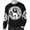 Yin Yang Koi Fish Men Crewneck Sweatshirt