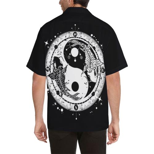 Yin Yang Koi Fish Men Hawaiian Shirt