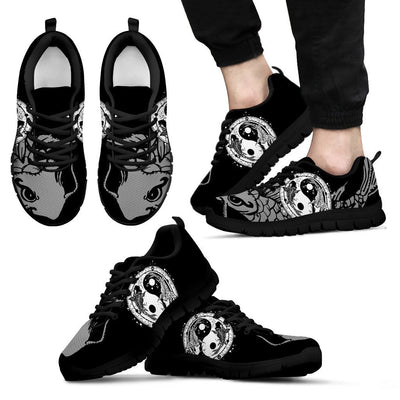 Yin Yang Koi Fish Men Sneakers