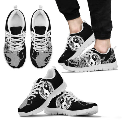 Yin Yang Koi Fish Men Sneakers