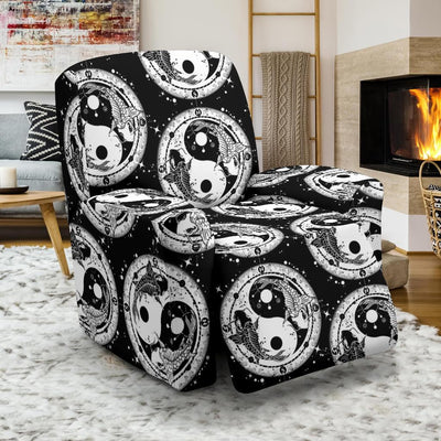 Yin Yang Koi Fish Recliner Slipcover-JORJUNE.COM