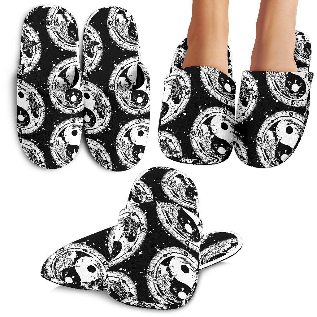 Yin Yang Koi Fish Slippers