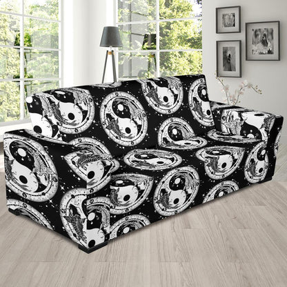 Yin Yang Koi Fish Sofa Slipcover-JORJUNE.COM