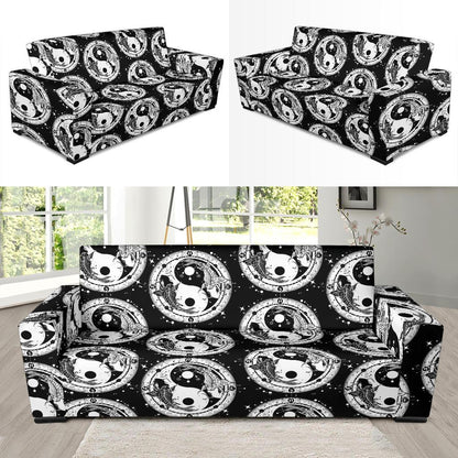Yin Yang Koi Fish Sofa Slipcover-JORJUNE.COM