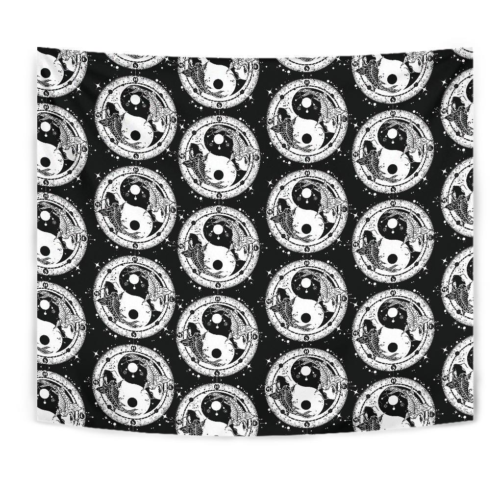Yin Yang Koi Fish Tapestry