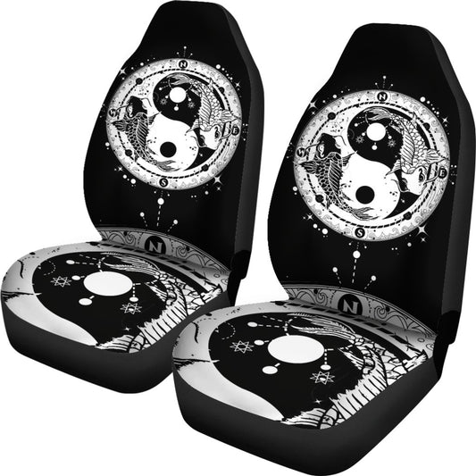 Yin Yang Koi Fish Universal Fit Car Seat Covers