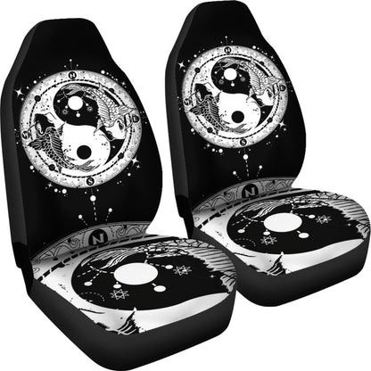 Yin Yang Koi Fish Universal Fit Car Seat Covers