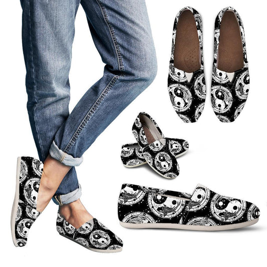 Yin Yang Koi Fish Women Casual Shoes-JorJune.com