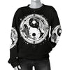 Yin Yang Koi Fish Women Crewneck Sweatshirt