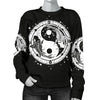 Yin Yang Koi Fish Women Crewneck Sweatshirt