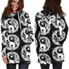 Yin Yang Koi Fish Women Hoodie Dress