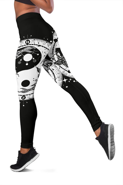 Yin Yang Koi Fish Women Leggings