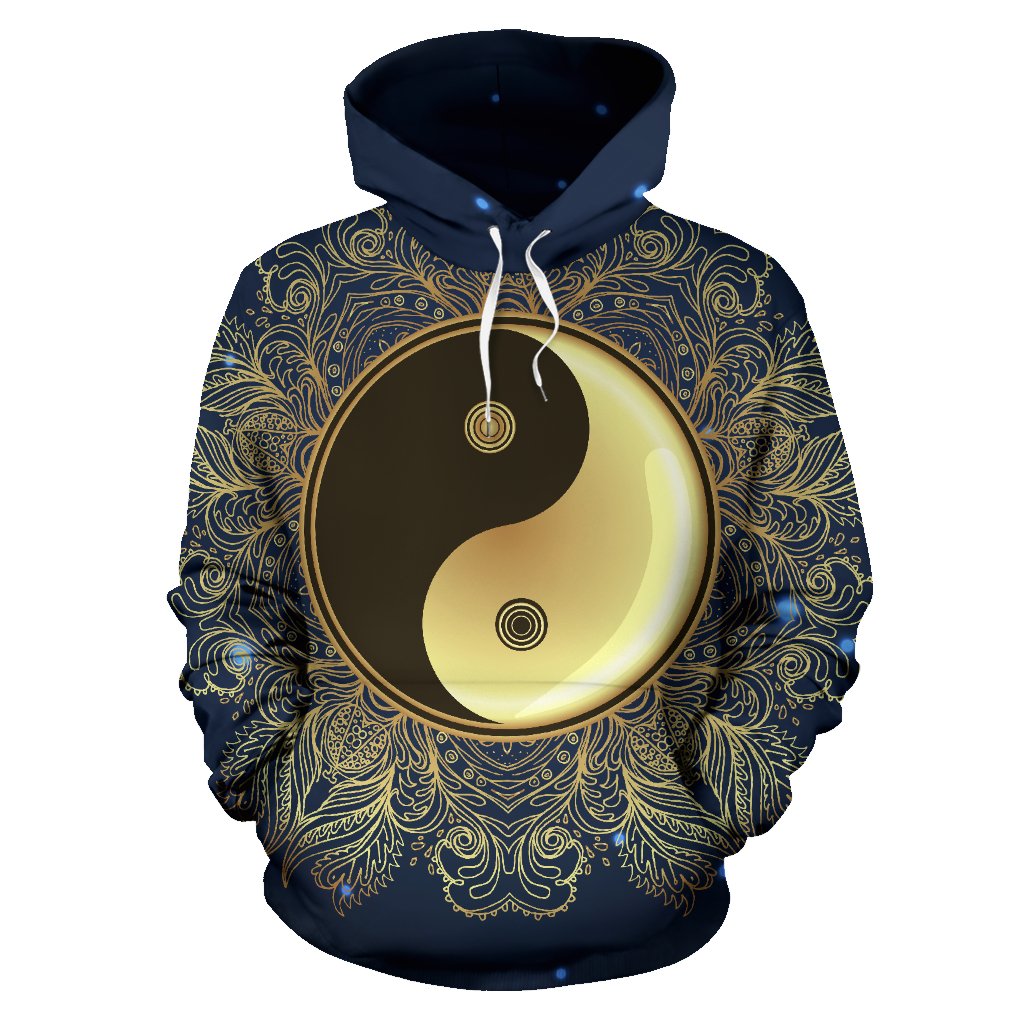 Yin Yang Mandala All Over Print Hoodie