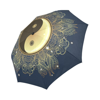 Yin Yang Mandala Automatic Foldable Umbrella