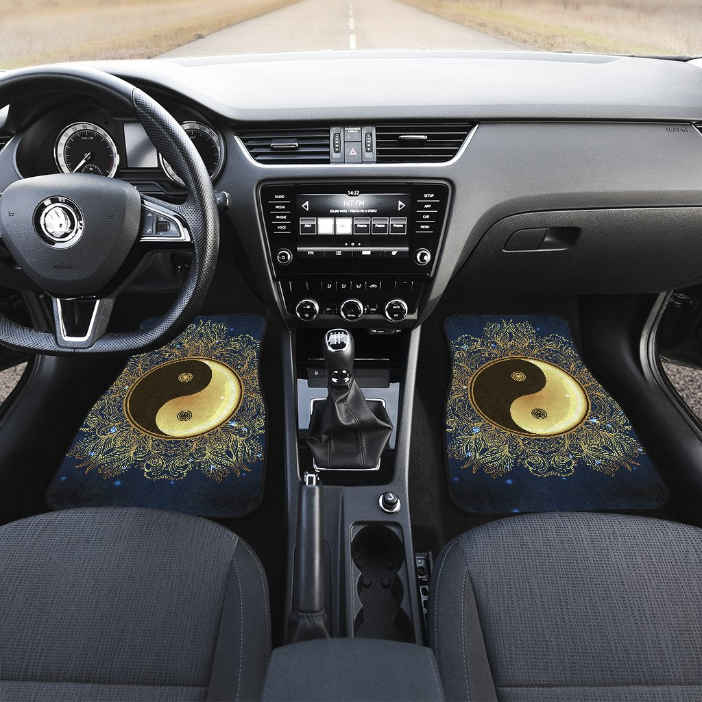 Yin Yang Mandala Car Floor Mats