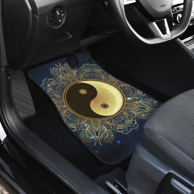 Yin Yang Mandala Car Floor Mats