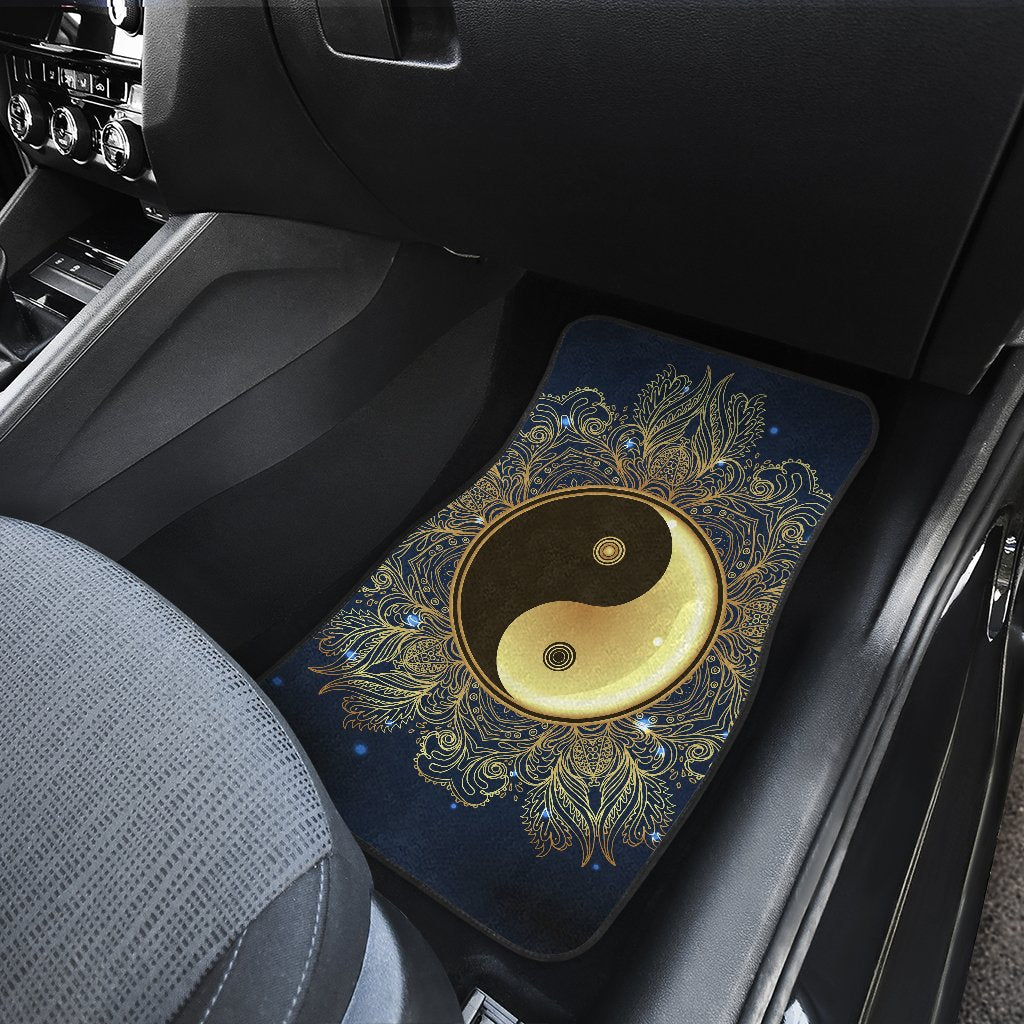 Yin Yang Mandala Car Floor Mats