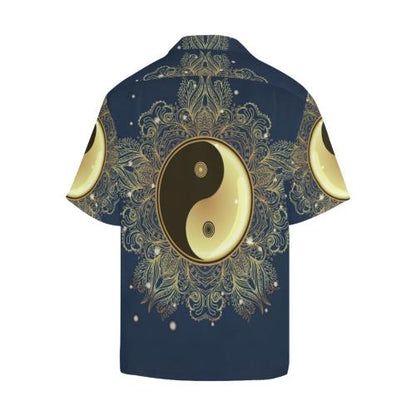Yin Yang Mandala Men Hawaiian Shirt