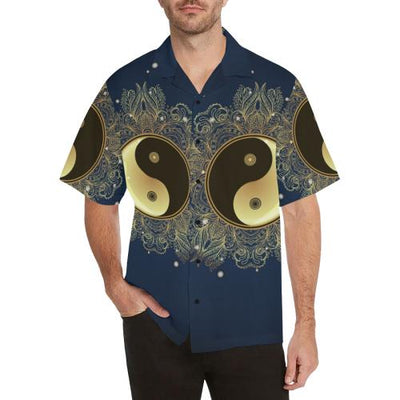 Yin Yang Mandala Men Hawaiian Shirt