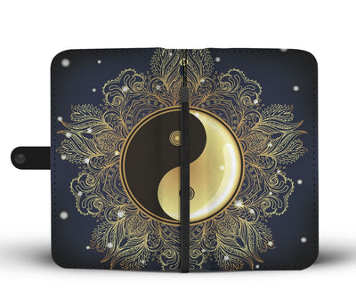 Yin Yang Mandala Wallet Phone Case