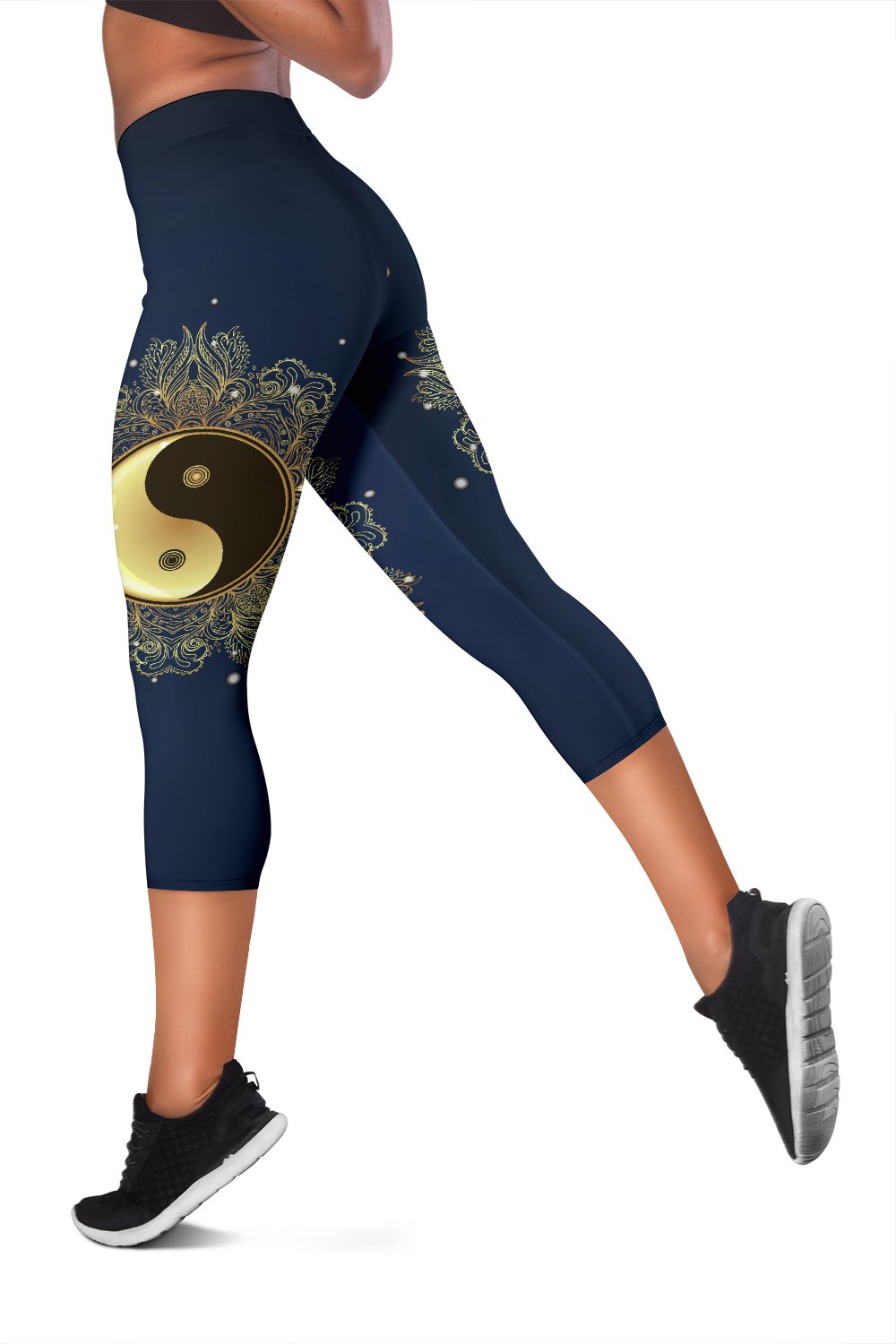 Yin Yang Mandala Women Capris